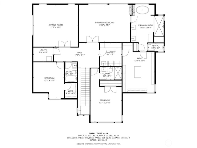 16429 Snohomish Ave SE, Clearview, WA 98296 - view of property floor plan