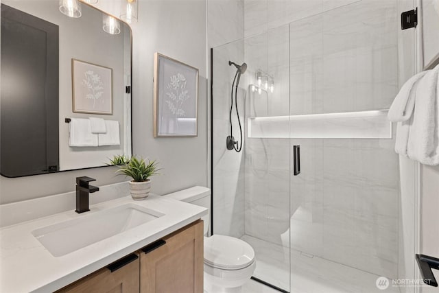 16429 Snohomish Ave SE, Clearview, WA 98296 - bathroom with vanity and a shower stall