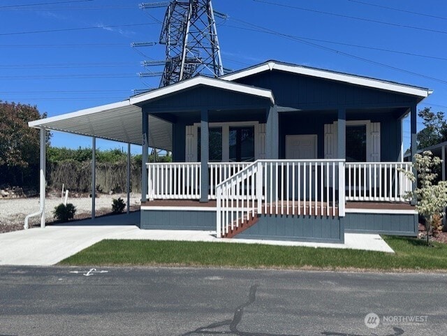 2101 S 324th St Unit 193, Federal Way, WA 98003 - manufactured / mobile home featuring covered porch