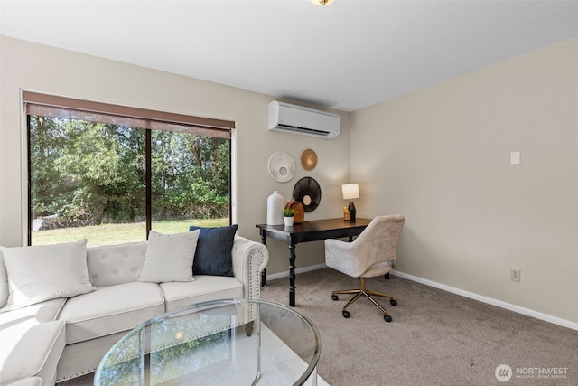 8618 212th St NE, Arlington, WA 98223 - office space featuring an AC wall unit and carpet floors