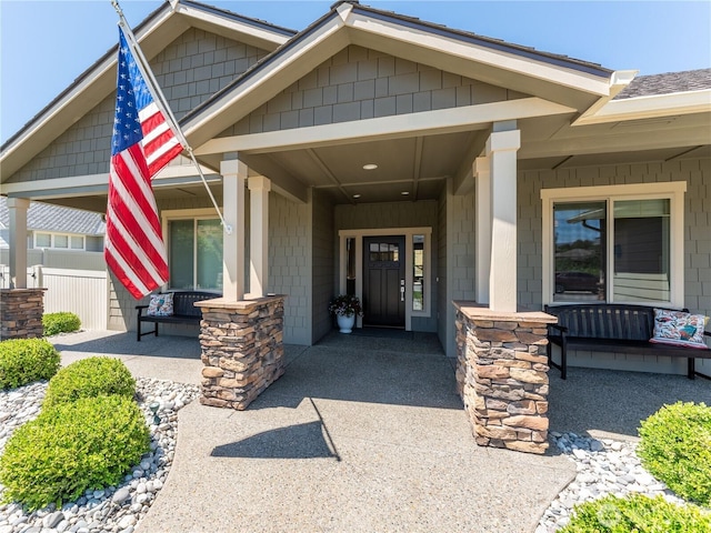 2038 Maiden Ln, Wenatchee, WA 98801 - property entrance featuring covered porch