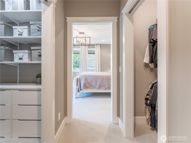 2038 Maiden Ln, Wenatchee, WA 98801 - spacious closet featuring carpet floors and a chandelier
