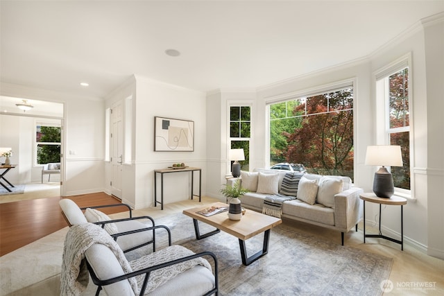 108 239th Way SE, Sammamish, WA 98074 - living room featuring plenty of natural light and ornamental molding