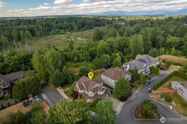 108 239th Way SE, Sammamish, WA 98074 - aerial perspective of suburban area with a forest
