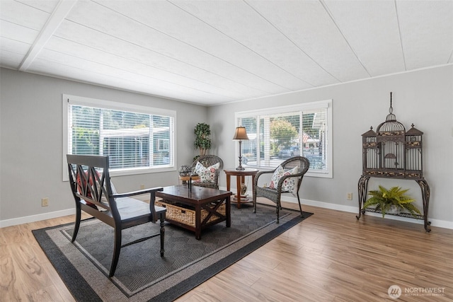 1841 Trosper Rd SW Unit 24, Tumwater, WA 98512 - sitting room with plenty of natural light and light wood-style flooring