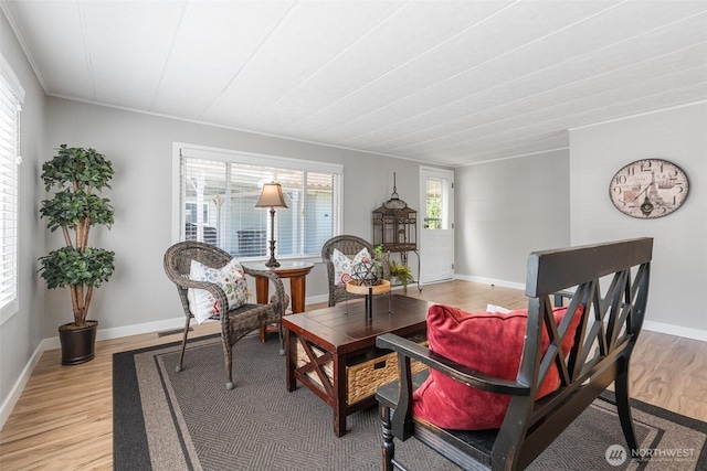 1841 Trosper Rd SW Unit 24, Tumwater, WA 98512 - living area featuring light wood finished floors and crown molding