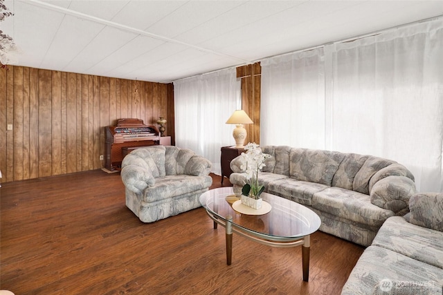 4015 Eliza Ave Unit 47, Bellingham, WA 98226 - living room featuring wood finished floors and wooden walls