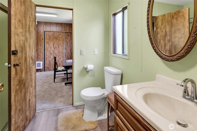 4015 Eliza Ave Unit 47, Bellingham, WA 98226 - bathroom with vanity and wood finished floors