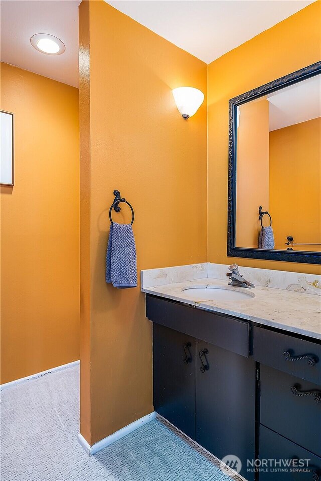 3719 NE 145th St, Seattle, WA 98155 - bathroom featuring vanity and baseboards
