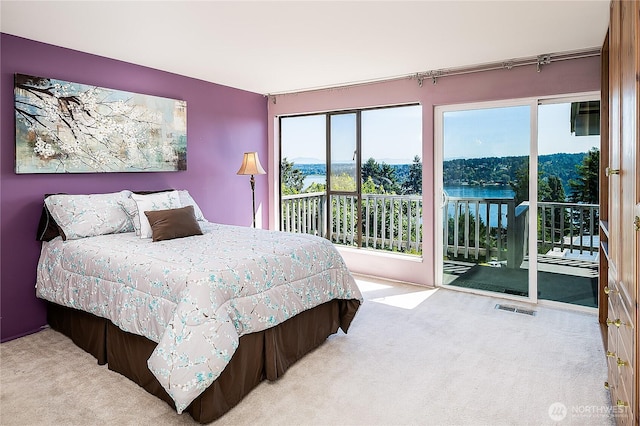 3719 NE 145th St, Seattle, WA 98155 - bedroom featuring carpet flooring and access to exterior