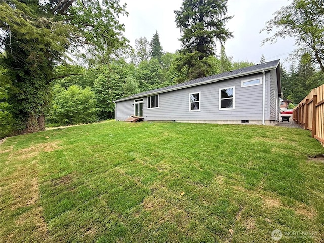 45332 Limestone St, Concrete, WA 98237 - rear view of property with entry steps and crawl space