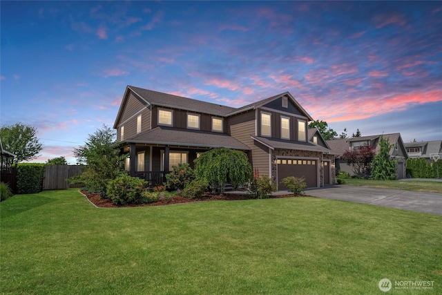 1877 Emerald Way, Lynden, WA 98264 - view of front of house featuring an attached garage and concrete driveway
