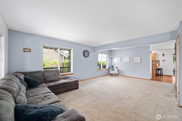 1877 Emerald Way, Lynden, WA 98264 - carpeted living area featuring baseboards