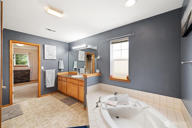 1877 Emerald Way, Lynden, WA 98264 - full bathroom featuring vanity and a tub with jets