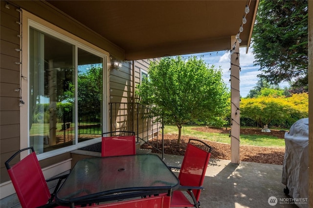 1877 Emerald Way, Lynden, WA 98264 - view of patio featuring outdoor dining area