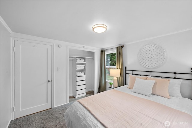 18328 15th Pl NE, Shoreline, WA 98155 - carpeted bedroom with a closet and ornamental molding