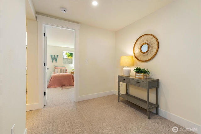 3430 42nd Ave SW, Seattle, WA 98116 - hallway with carpet floors and baseboards