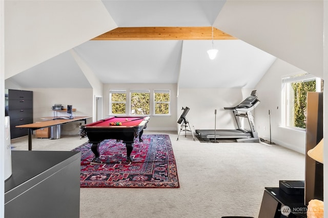 3319 Sunny Cove Ct, Bellingham, WA 98226 - playroom with carpet floors, plenty of natural light, and billiards