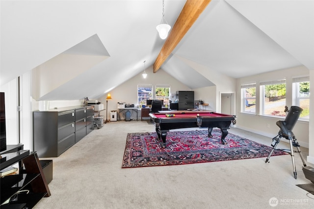 3319 Sunny Cove Ct, Bellingham, WA 98226 - recreation room with carpet and billiards table