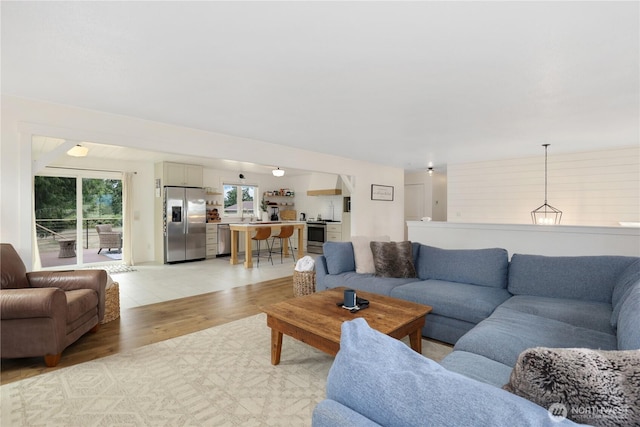 11112 234th St E, Graham, WA 98338 - living room with light wood-style floors