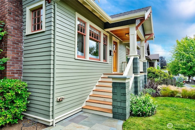 7016 Fremont Ave N, Seattle, WA 98103 - property entrance with a lawn