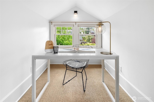 7016 Fremont Ave N, Seattle, WA 98103 - office space with vaulted ceiling and carpet flooring