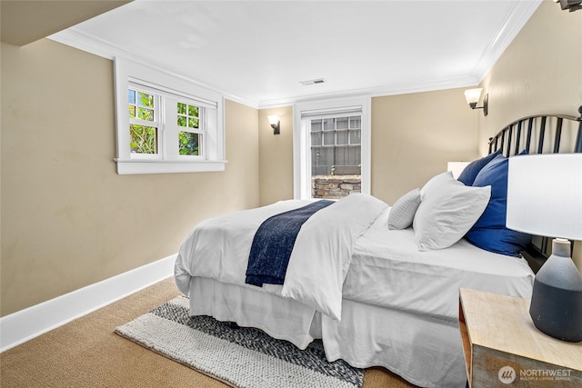 7016 Fremont Ave N, Seattle, WA 98103 - bedroom with carpet and crown molding