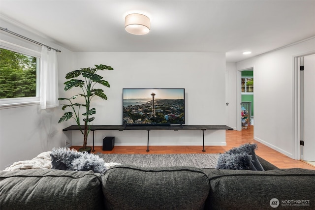 204 Duvall Ave SE, Renton, WA 98059 - living room with wood finished floors and baseboards