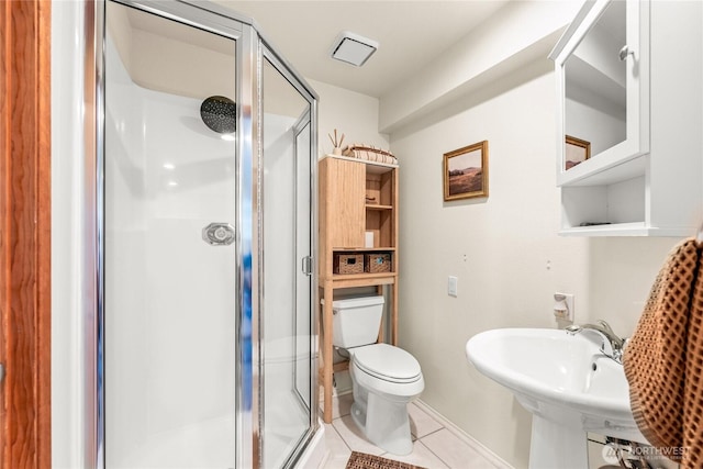 18110 85th St E, Bonney Lake, WA 98391 - full bath featuring a shower stall and tile patterned flooring