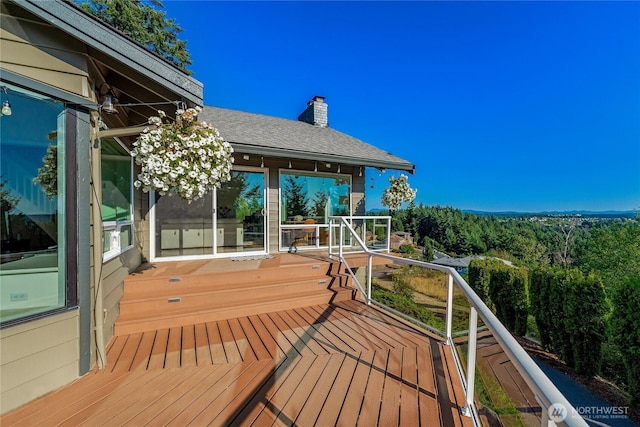 18110 85th St E, Bonney Lake, WA 98391 - view of wooden deck