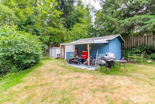 15816 251st St E, Graham, WA 98338 - view of yard with a storage shed