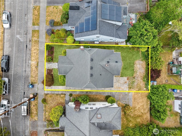 3211 16th Ave S, Seattle, WA 98144 - aerial view of property and surrounding area featuring property parcel outlined