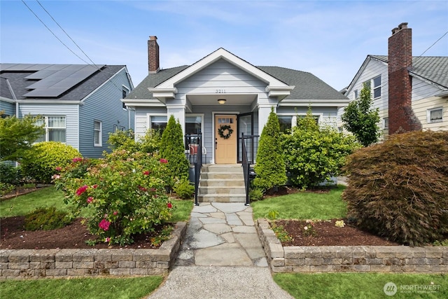 3211 16th Ave S, Seattle, WA 98144 - bungalow featuring a chimney and a shingled roof