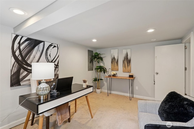 111 27th Ave S, Seattle, WA 98144 - office area with light carpet and recessed lighting