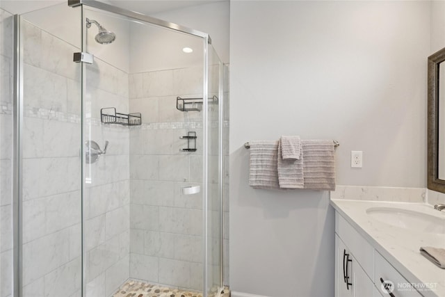 111 27th Ave S, Seattle, WA 98144 - bathroom featuring vanity and a shower stall