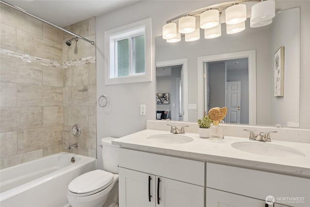 111 27th Ave S, Seattle, WA 98144 - bathroom with double vanity and bathtub / shower combination