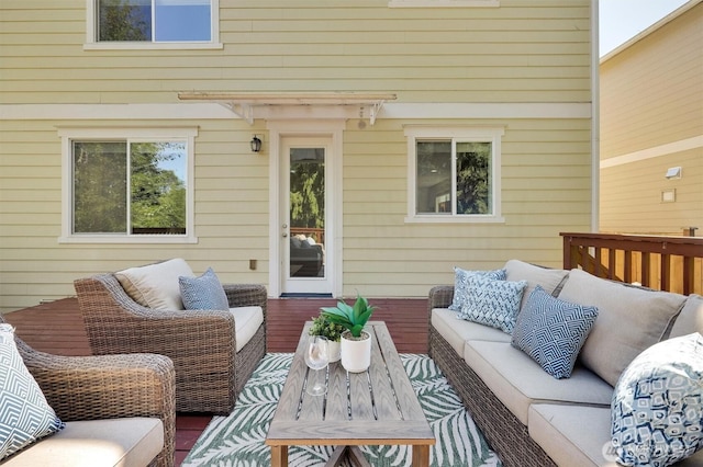 11103 5th Ave SW, Seattle, WA 98146 - wooden deck with an outdoor hangout area