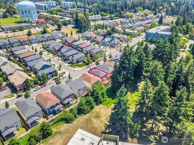 11103 5th Ave SW, Seattle, WA 98146 - aerial view of residential area featuring property parcel outlined