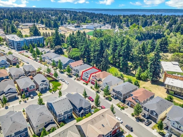 11103 5th Ave SW, Seattle, WA 98146 - aerial perspective of suburban area featuring a forest