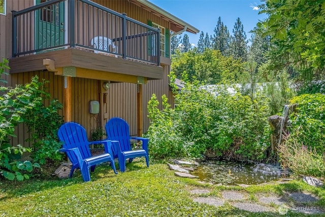 106 River St, Leavenworth, WA 98826 - view of yard featuring a balcony