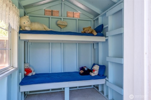 106 River St, Leavenworth, WA 98826 - mudroom with lofted ceiling and concrete floors