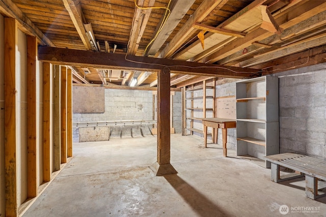 2104 Stuart St, Raymond, WA 98577 - view of unfinished basement