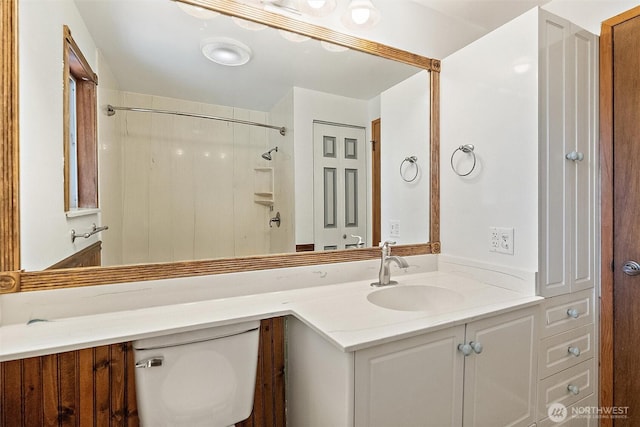 383 E Piper Way, Camano Island, WA 98282 - bathroom with vanity and a shower