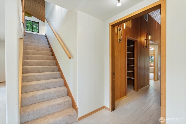 383 E Piper Way, Camano Island, WA 98282 - staircase featuring baseboards