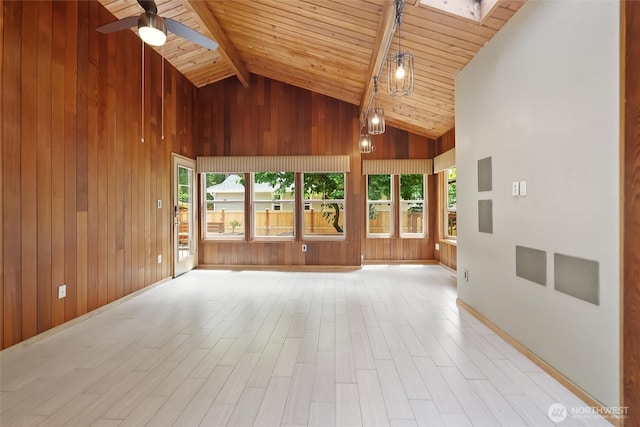383 E Piper Way, Camano Island, WA 98282 - unfurnished sunroom with plenty of natural light and a skylight