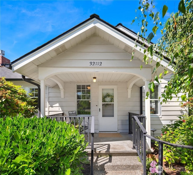 32112 E Bird St, Carnation, WA 98014 - view of front of home with a porch