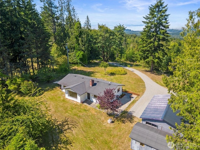 1173 Grauel Ramapo Rd, Port Angeles, WA 98363 - aerial view of property and surrounding area featuring a forest