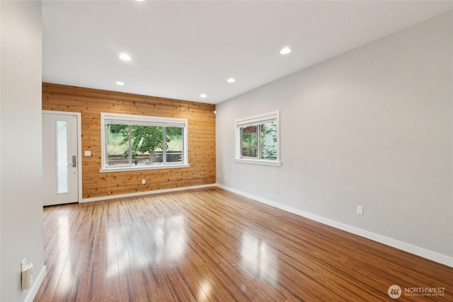 4214 S Trenton St, Seattle, WA 98118 - spare room with recessed lighting and wood finished floors