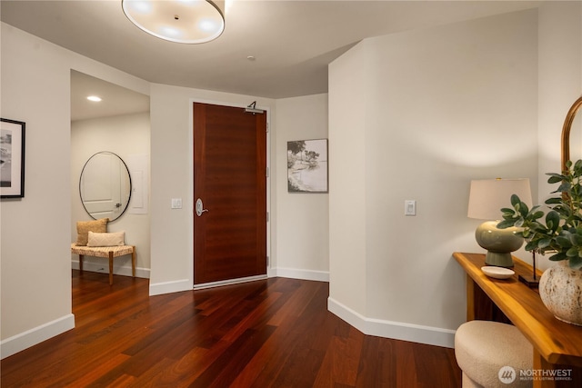1920 4th Ave Unit 1105, Seattle, WA 98101 - entrance foyer featuring wood finished floors and recessed lighting