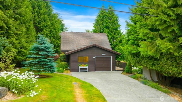26639 NE Stewart St, Duvall, WA 98019 - view of front of home with driveway, a tile roof, a front lawn, and an attached garage